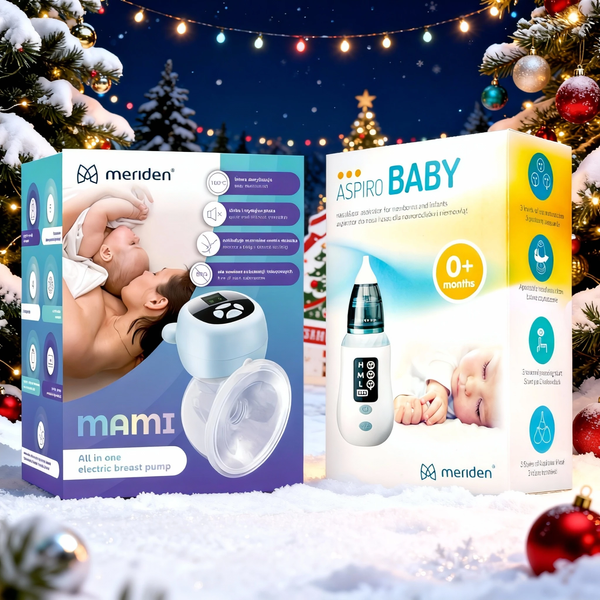 ZESTAW PREMIUM: Laktator Muszlowy Meriden MAMI + Aspirator ASPIRO BABY