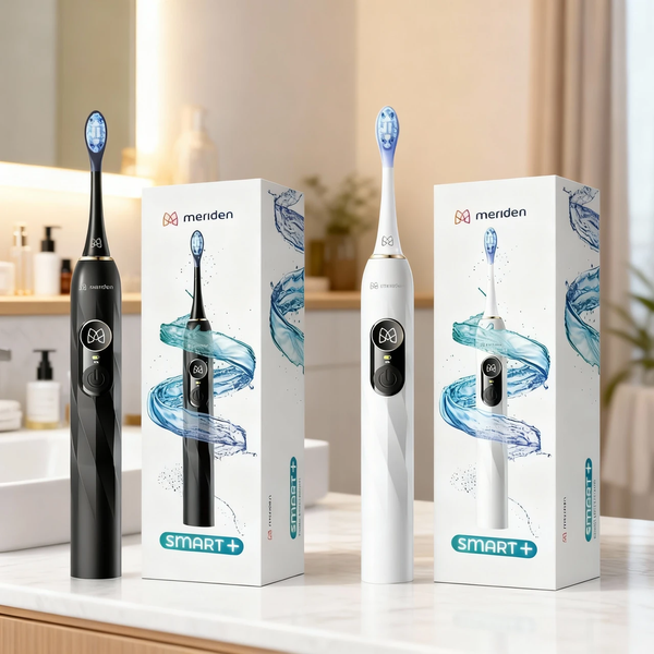 ✌️ DWUPAK: Szczoteczki Soniczne Meriden SMART+  Nowoczesna Technologia dla Dwojga – Taniej w Zestawie! ✨