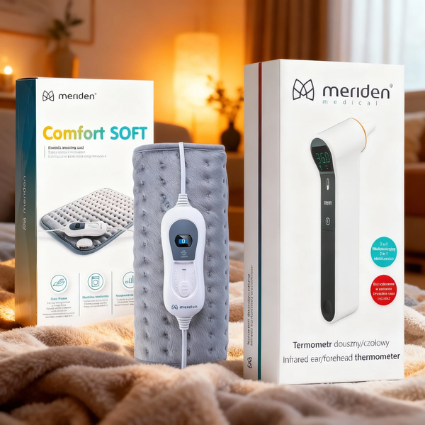 ZESTAW ZDROWIE I KOMFORT: Termometr Meriden + Poduszka Grzewcza?