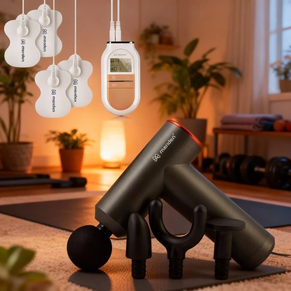 ZESTAW ULTRA REGENERACJA: Pistolet Masujący + Elektrostymulator TENS