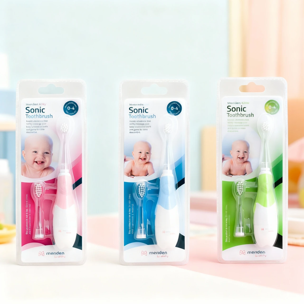 TRÓJPAK: Szczoteczki Meriden Sonic+ KIDDY (0-4 lat)