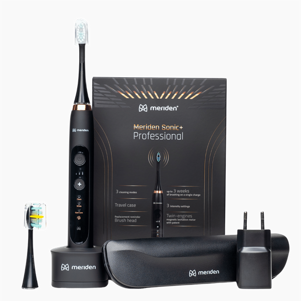 MERIDEN SONIC + PROFESSIONAL BLACK - szczoteczka soniczna